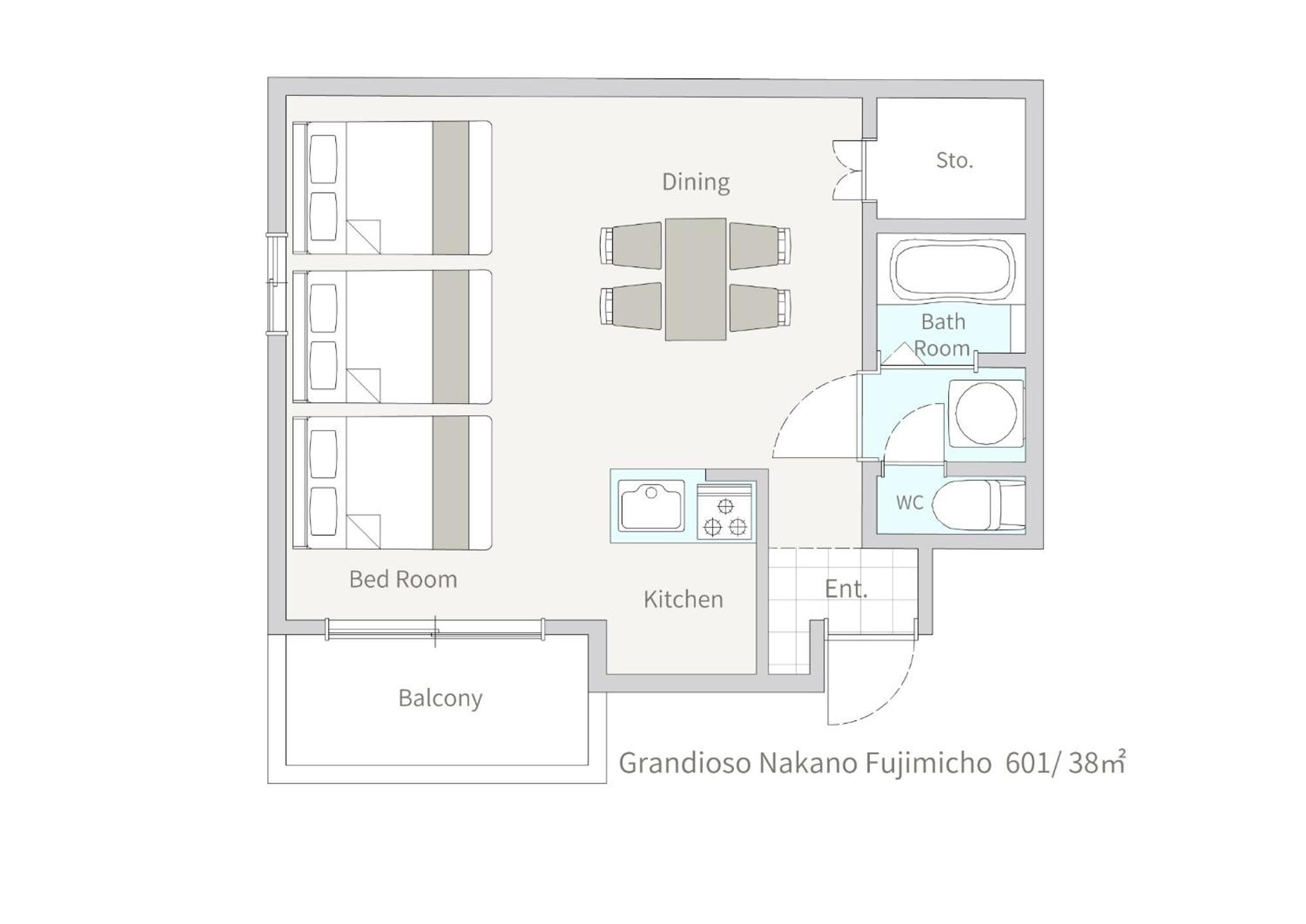 Green House Nakano Fujimicho - Vacation Stay 65976V Токіо Екстер'єр фото